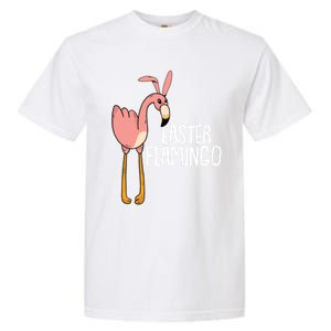 Flamingo Happy Easter Cute Bird Animal Lover Gift Garment-Dyed Heavyweight T-Shirt