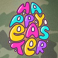 Funny Happy Easter Egg Legacy Tie Dye Trucker Hat