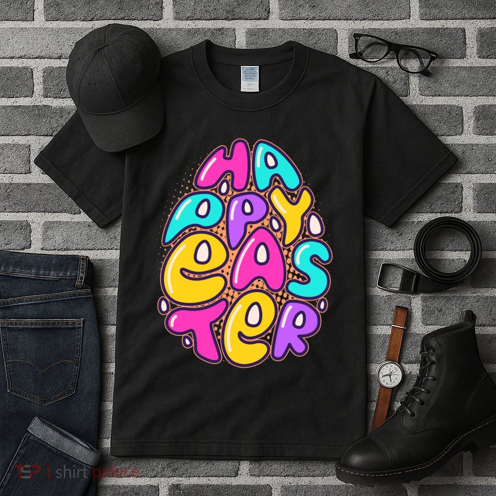 Funny Happy Easter Egg Tall T-Shirt