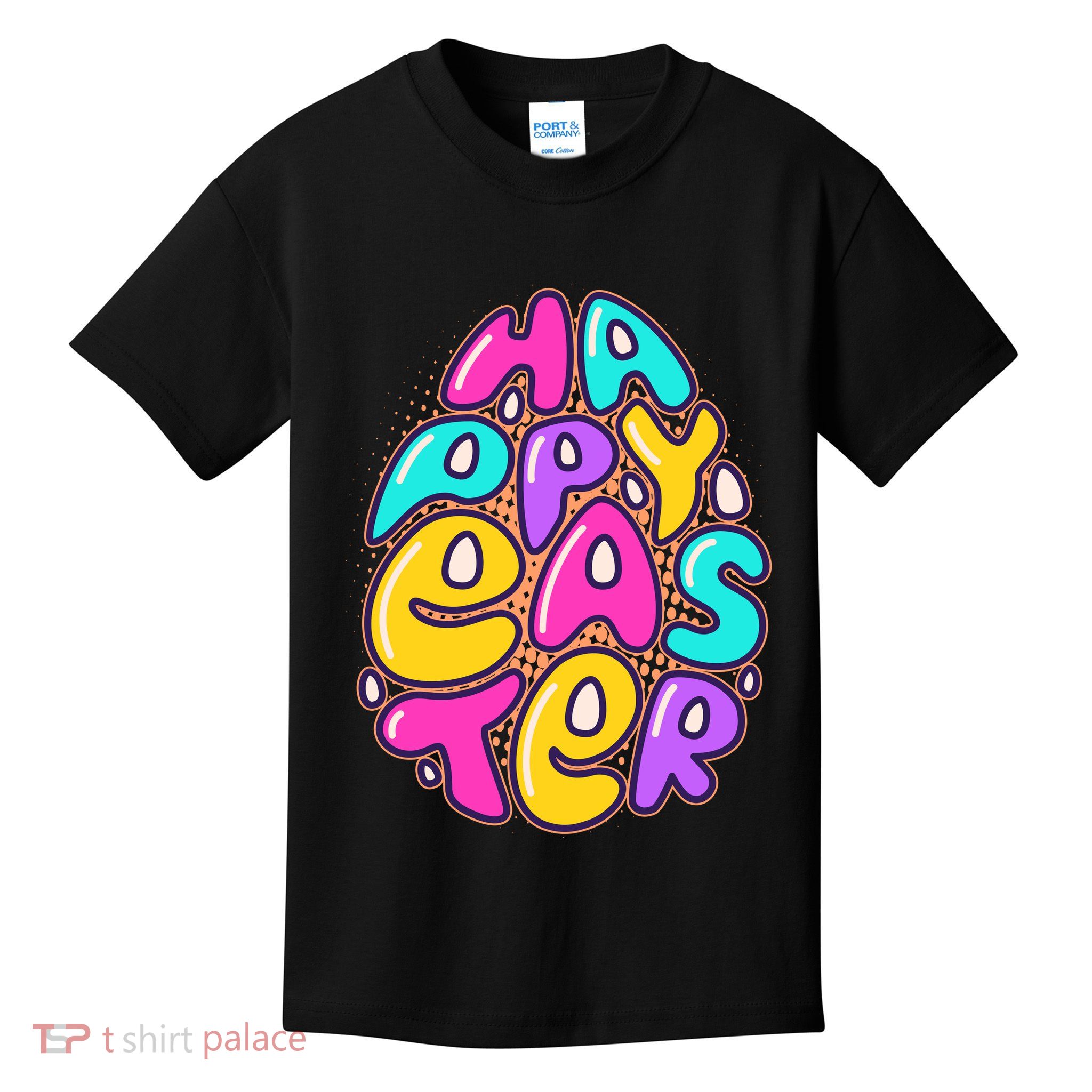 Funny Happy Easter Egg Kids T-Shirt