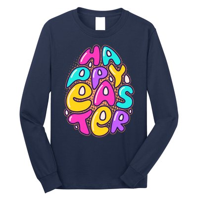 Funny Happy Easter Egg Long Sleeve Shirt