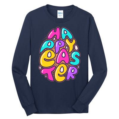 Funny Happy Easter Egg Tall Long Sleeve T-Shirt