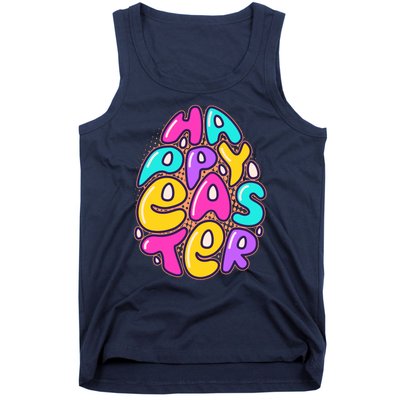 Funny Happy Easter Egg Tank Top