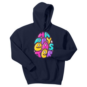 Funny Happy Easter Egg Kids Hoodie