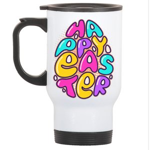 Funny Happy Easter Egg Stainless Steel Travel Mug