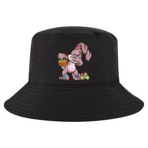 Funny Happy Easter Dabbing Bunny Basket Eggs Cool Comfort Performance Bucket Hat