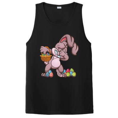 Funny Happy Easter Dabbing Bunny Basket Eggs PosiCharge Competitor Tank