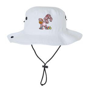 Funny Happy Easter Dabbing Bunny Basket Eggs Legacy Cool Fit Booney Bucket Hat