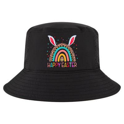 Funny Happy Easter Y'all Rainbow Funny Gnome Women Cool Comfort Performance Bucket Hat