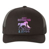 Funny Horse  Easily Distracted Yupoong Adult 5-Panel Trucker Hat