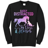 Funny Horse  Easily Distracted Sweatshirt