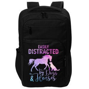 Funny Horse  Easily Distracted Impact Tech Backpack