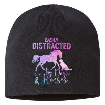 Funny Horse  Easily Distracted Sustainable Beanie