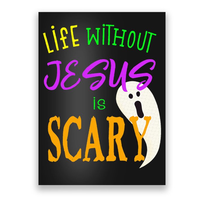 FaithFilled Halloween Embracing the Power of Jesus Poster