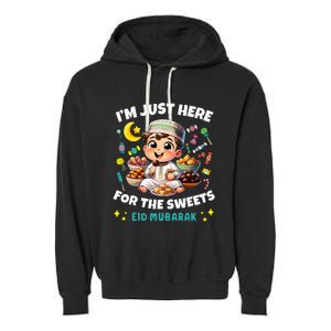 Funny Happy Eid Al Fitr Eid Al Adha Sweets Garment-Dyed Fleece Hoodie