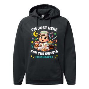 Funny Happy Eid Al Fitr Eid Al Adha Sweets Performance Fleece Hoodie