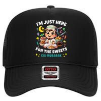 Funny Happy Eid Al Fitr Eid Al Adha Sweets High Crown Mesh Back Trucker Hat