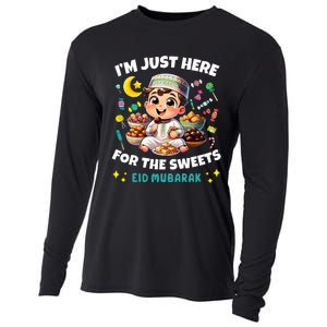 Funny Happy Eid Al Fitr Eid Al Adha Sweets Cooling Performance Long Sleeve Crew