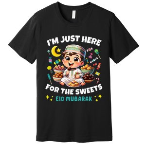 Funny Happy Eid Al Fitr Eid Al Adha Sweets Premium T-Shirt