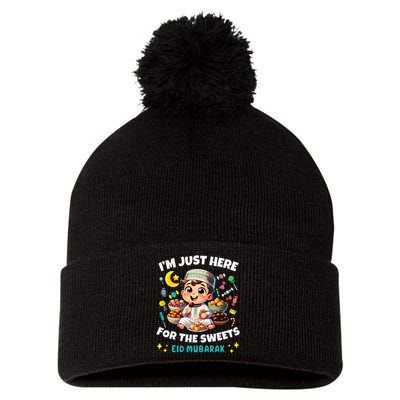 Funny Happy Eid Al Fitr Eid Al Adha Sweets Pom Pom 12in Knit Beanie