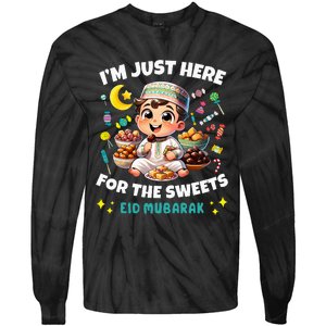 Funny Happy Eid Al Fitr Eid Al Adha Sweets Tie-Dye Long Sleeve Shirt