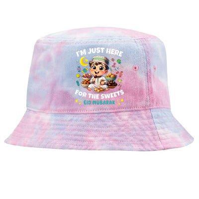 Funny Happy Eid Al Fitr Eid Al Adha Sweets Tie-Dyed Bucket Hat