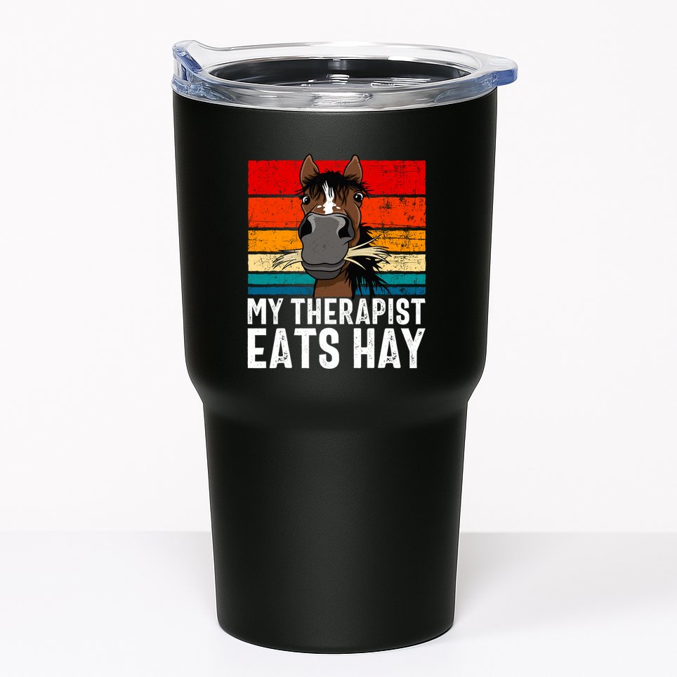 Funny House Equestrian Horse Riding Horse Trainer Horse Tumbler