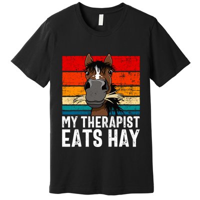 Funny House Equestrian Horse Riding Horse Trainer Horse Premium T-Shirt