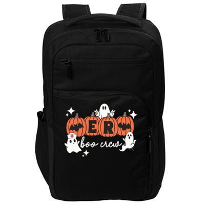 Funny Halloween Er Boo Crew Emergency Room Nurse Halloween Gift Impact Tech Backpack