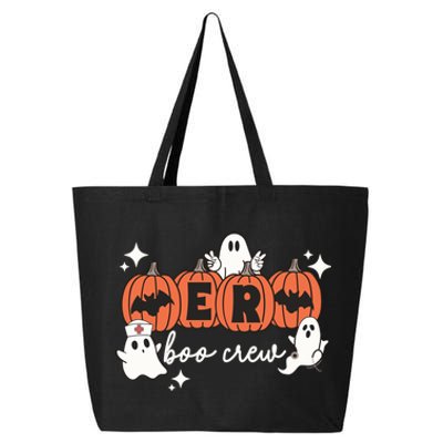 Funny Halloween Er Boo Crew Emergency Room Nurse Halloween Gift 25L Jumbo Tote