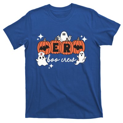 Funny Halloween Er Boo Crew Emergency Room Nurse Halloween Gift T-Shirt