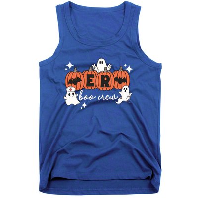 Funny Halloween Er Boo Crew Emergency Room Nurse Halloween Gift Tank Top