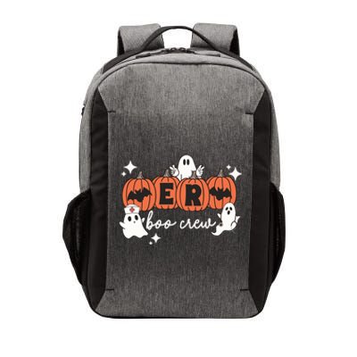 Funny Halloween Er Boo Crew Emergency Room Nurse Halloween Gift Vector Backpack