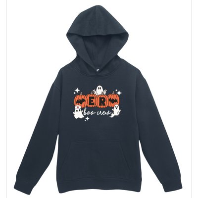 Funny Halloween Er Boo Crew Emergency Room Nurse Halloween Gift Urban Pullover Hoodie