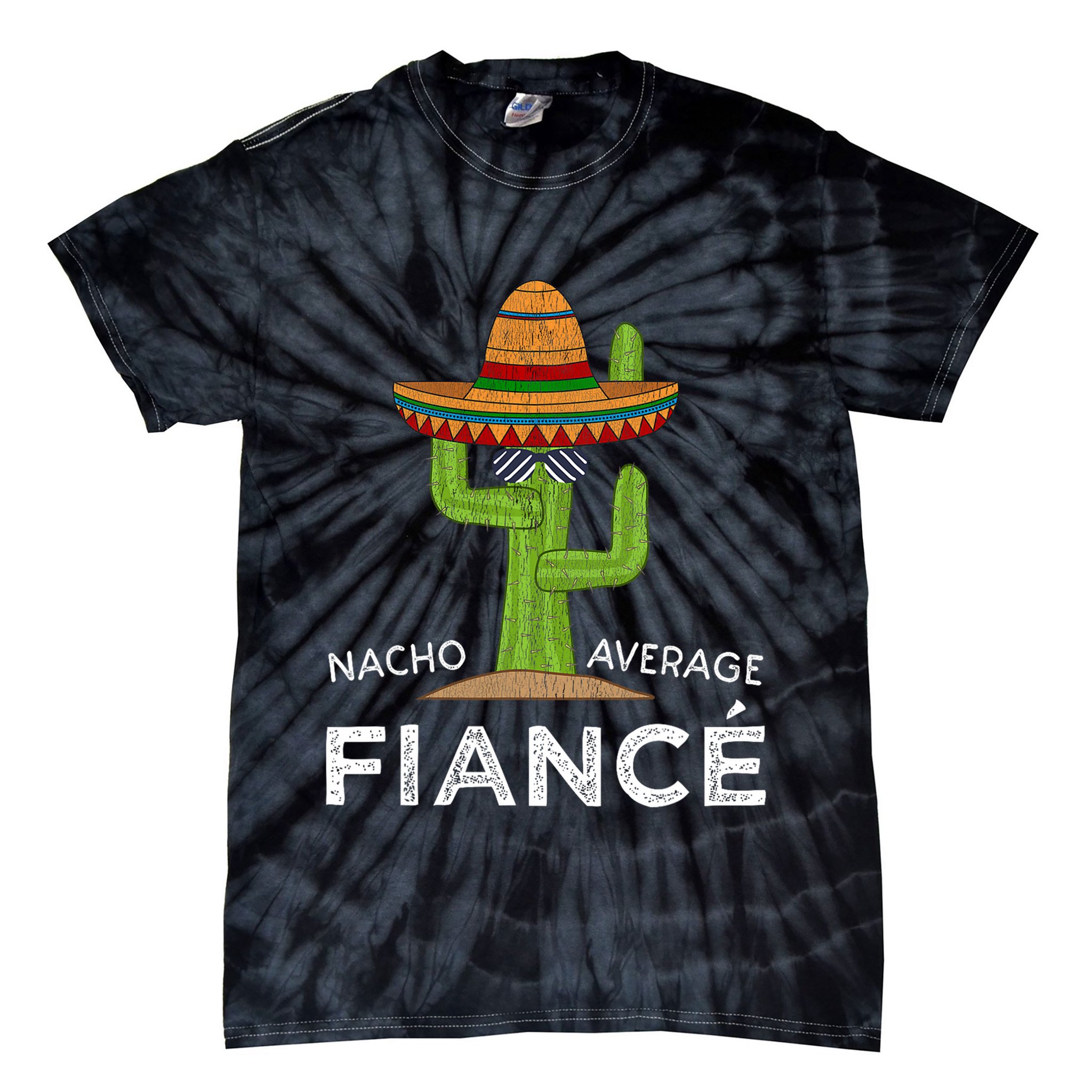 Fun Hilarious Engagement Humor For Him Funny Fiance Tie-Dye T-Shirt