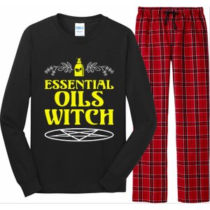 Funny Halloween Essential Oils Witch Aromatherapy Long Sleeve Pajama Set