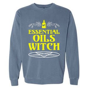 Funny Halloween Essential Oils Witch Aromatherapy Garment-Dyed Sweatshirt