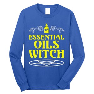 Funny Halloween Essential Oils Witch Aromatherapy Long Sleeve Shirt