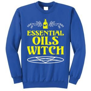 Funny Halloween Essential Oils Witch Aromatherapy Tall Sweatshirt