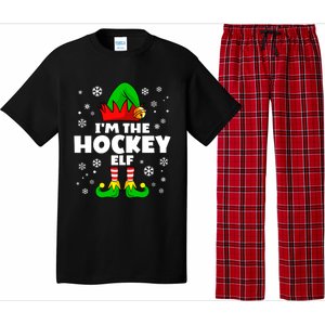 Funny Hockey Elf Family Matching Group Happy Christmas Meaningful Gift Pajama Set