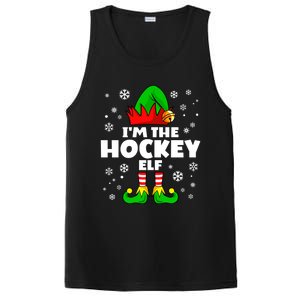 Funny Hockey Elf Family Matching Group Happy Christmas Meaningful Gift PosiCharge Competitor Tank