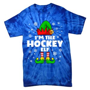 Funny Hockey Elf Family Matching Group Happy Christmas Meaningful Gift Tie-Dye T-Shirt