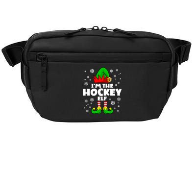 Funny Hockey Elf Family Matching Group Happy Christmas Meaningful Gift Crossbody Pack