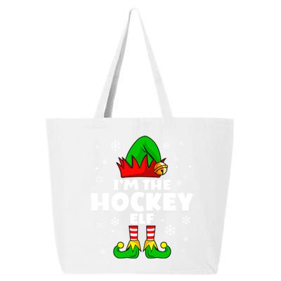 Funny Hockey Elf Family Matching Group Happy Christmas Meaningful Gift 25L Jumbo Tote