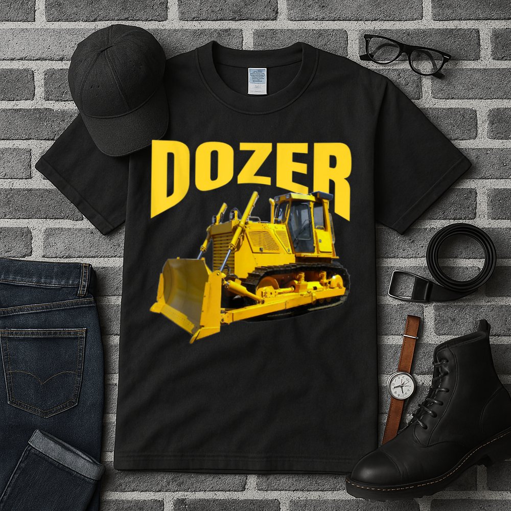 Fun Heavy Equipment Bulldozer For 'S And Adults Tall T-Shirt