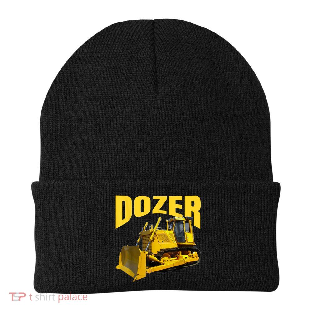 Fun Heavy Equipment Bulldozer For 'S And Adults Knit Cap Winter Beanie
