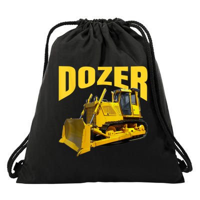 Fun Heavy Equipment Bulldozer For 'S And Adults Drawstring Bag
