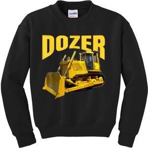 Fun Heavy Equipment Bulldozer For 'S And Adults Kids Sweatshirt