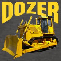 Fun Heavy Equipment Bulldozer For 'S And Adults Vector Backpack