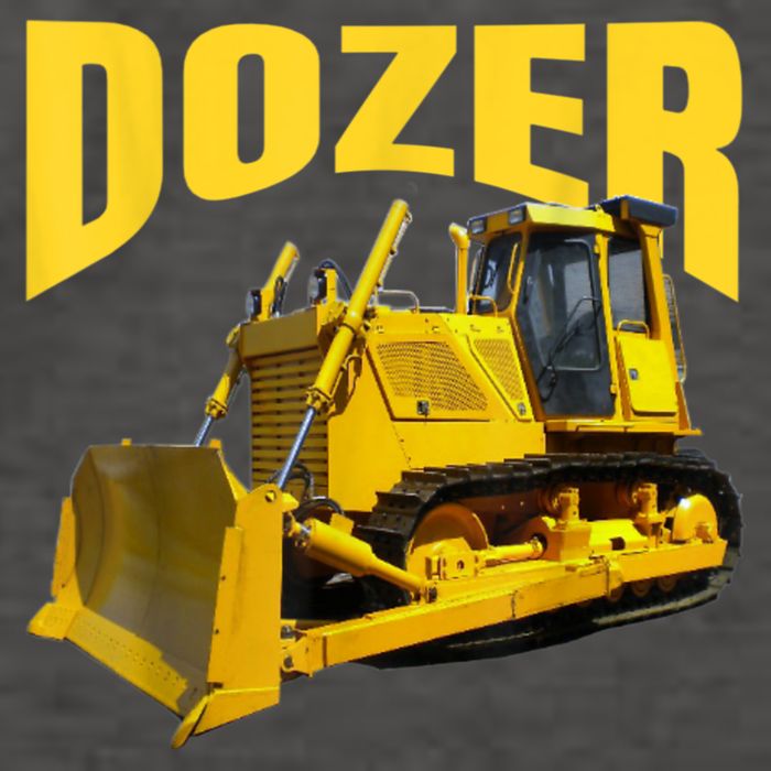 Fun Heavy Equipment Bulldozer For 'S And Adults Vector Backpack